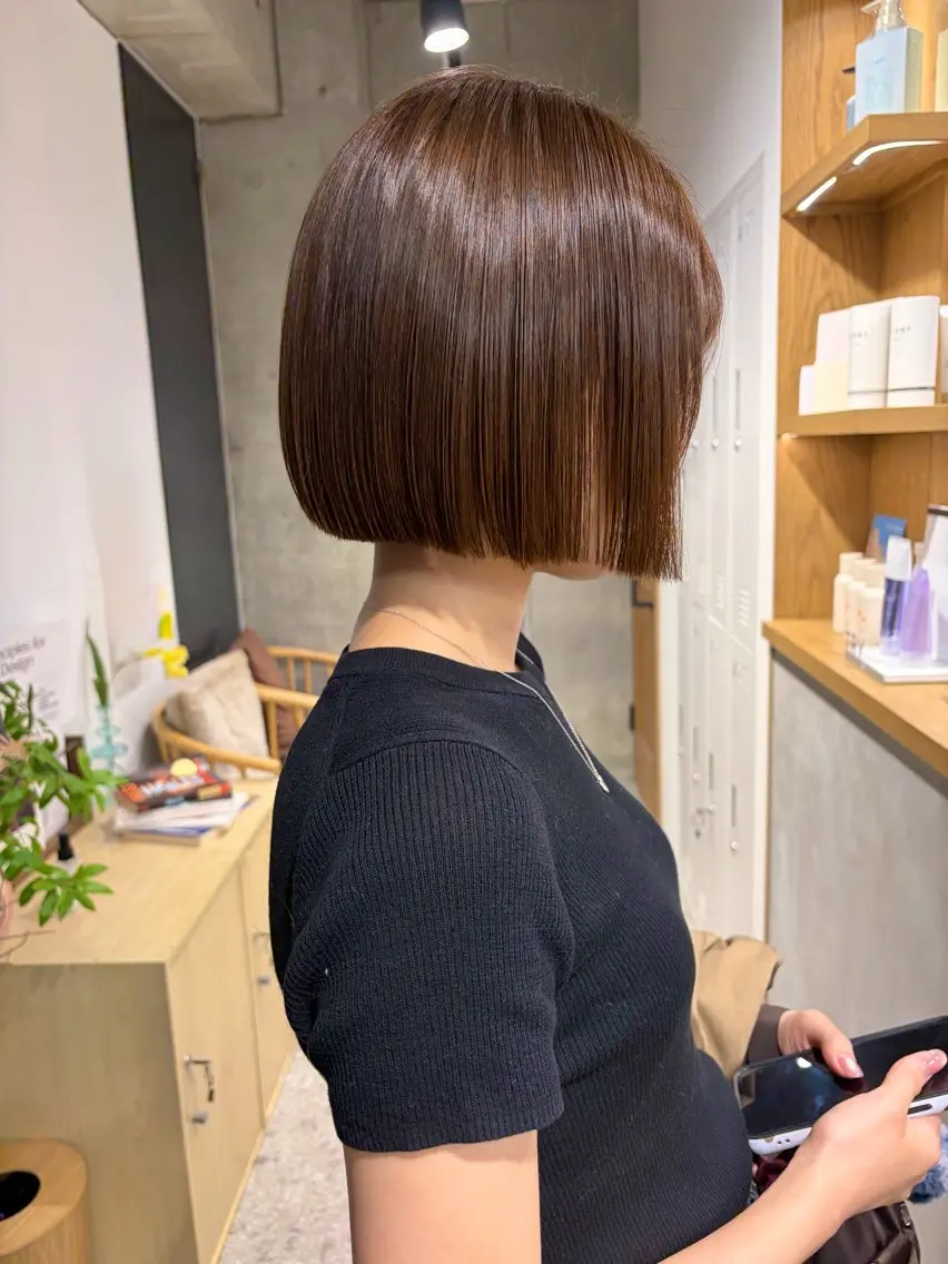 カラー ベージュカラー オリーブベージュ ️🩵LUFE ayano️🩵のヘアスタイル