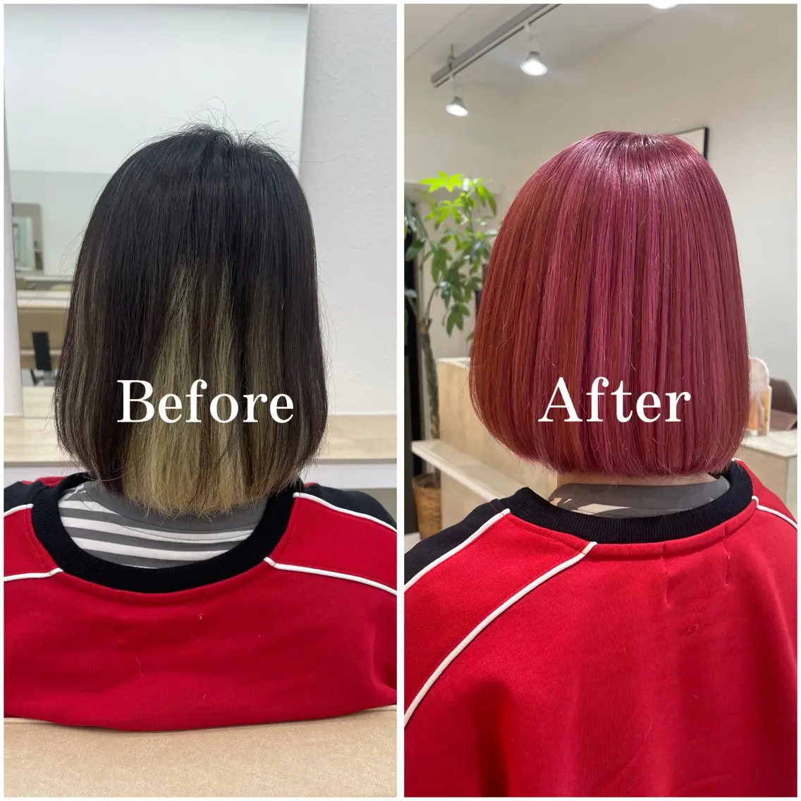 ショート カラー ブリーチ デザインカラー 似合わせカット 縮毛矯正 ムラ修正/ ハイトーン💖Riaのヘアスタイル