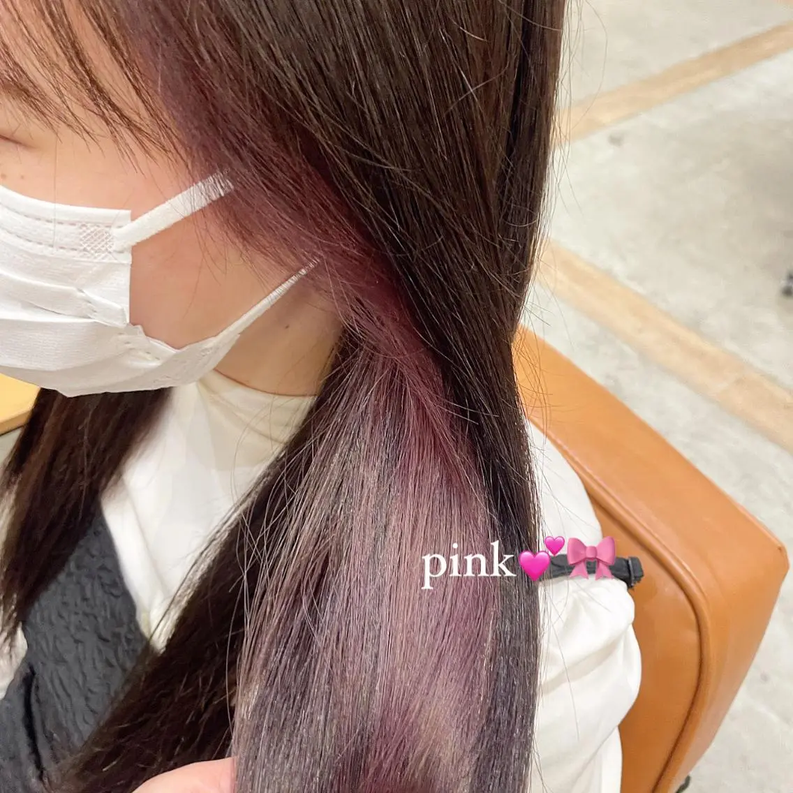 カラー 透明感カラー イヤリングカラー インナーカラー ラベンダーカラー ピンクカラー 🍒ばばみさき/ マンツーマン施術🍒のヘアスタイル