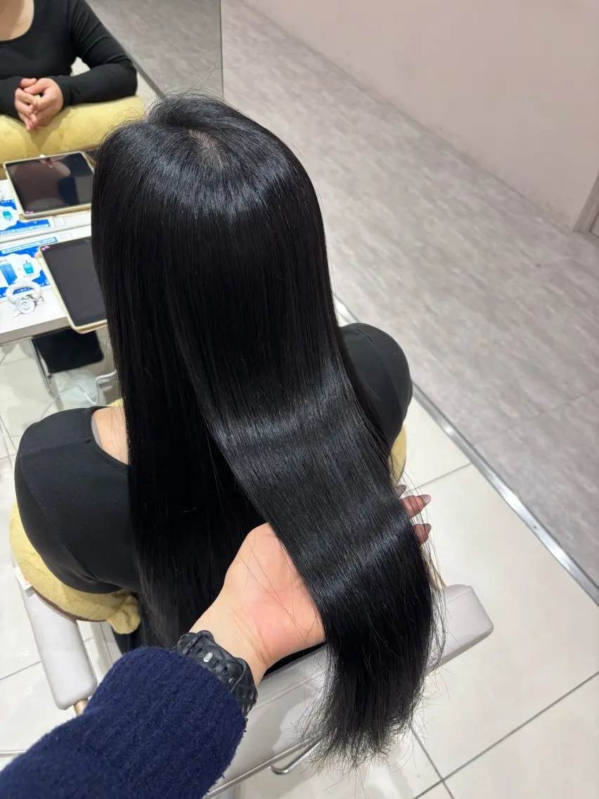 ロング カラー ヘアカラー トリートメント レイヤーカット/艶 カラー/直井優花のヘアスタイル