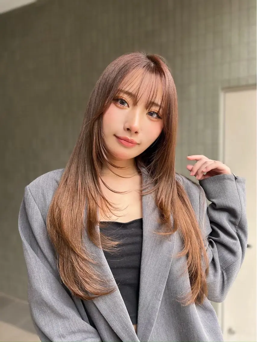 ロング Riho ブリーチモデル募集中のヘアスタイル