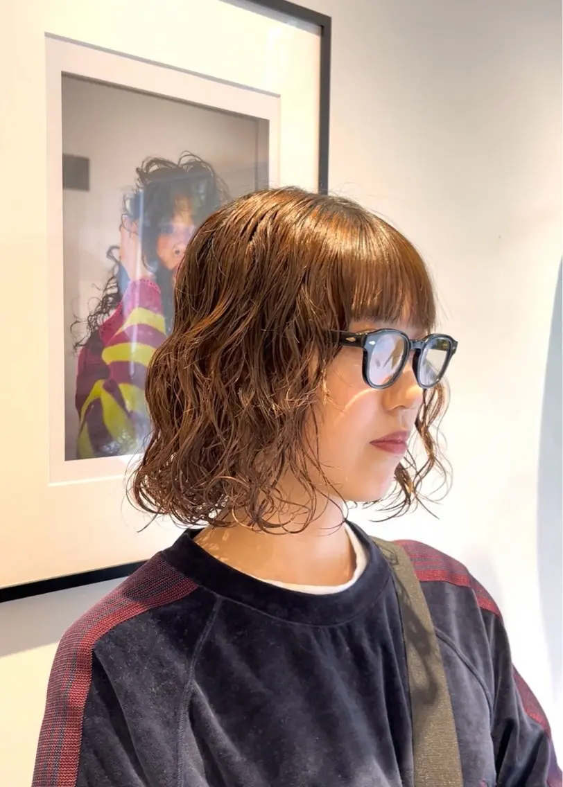 ショート パーマ 山口 陸のヘアスタイル