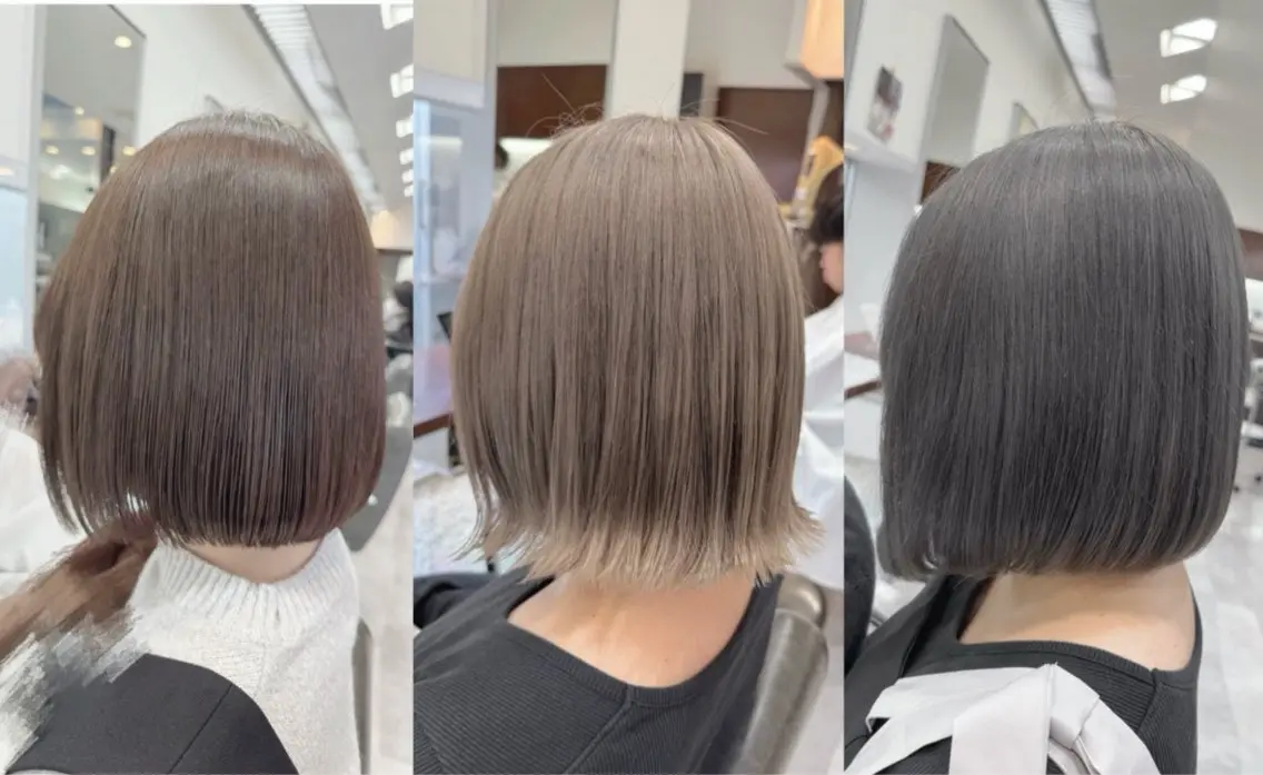 ショート カラー 透明感カラー 大門 怜以のヘアスタイル