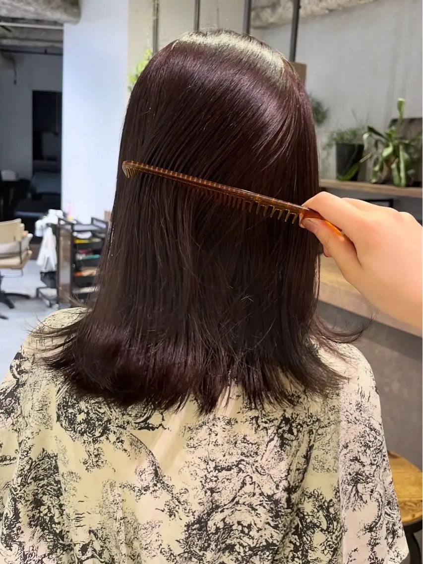 ミディアム カラー anna 🫧のヘアスタイル