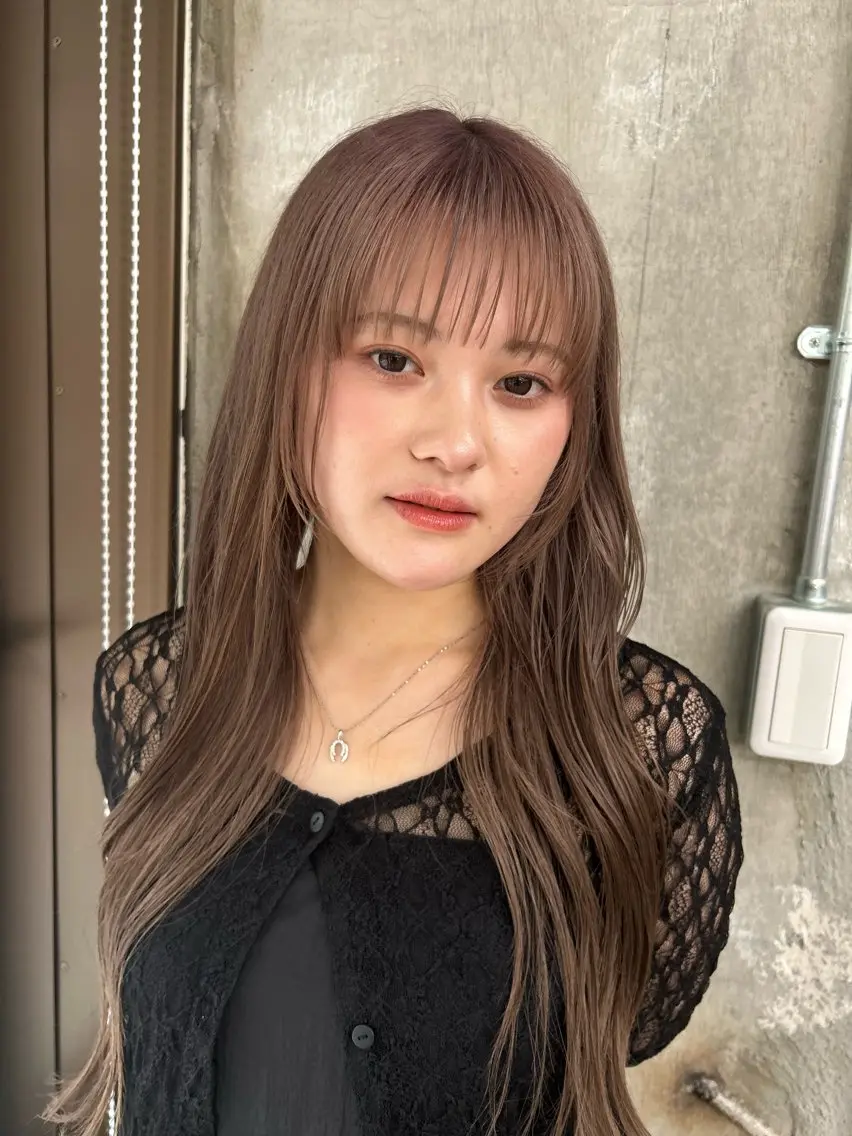 ロング ヘアカラー トリートメント 可愛いを仕込む🩰 透明感ヘア／海琴のヘアスタイル