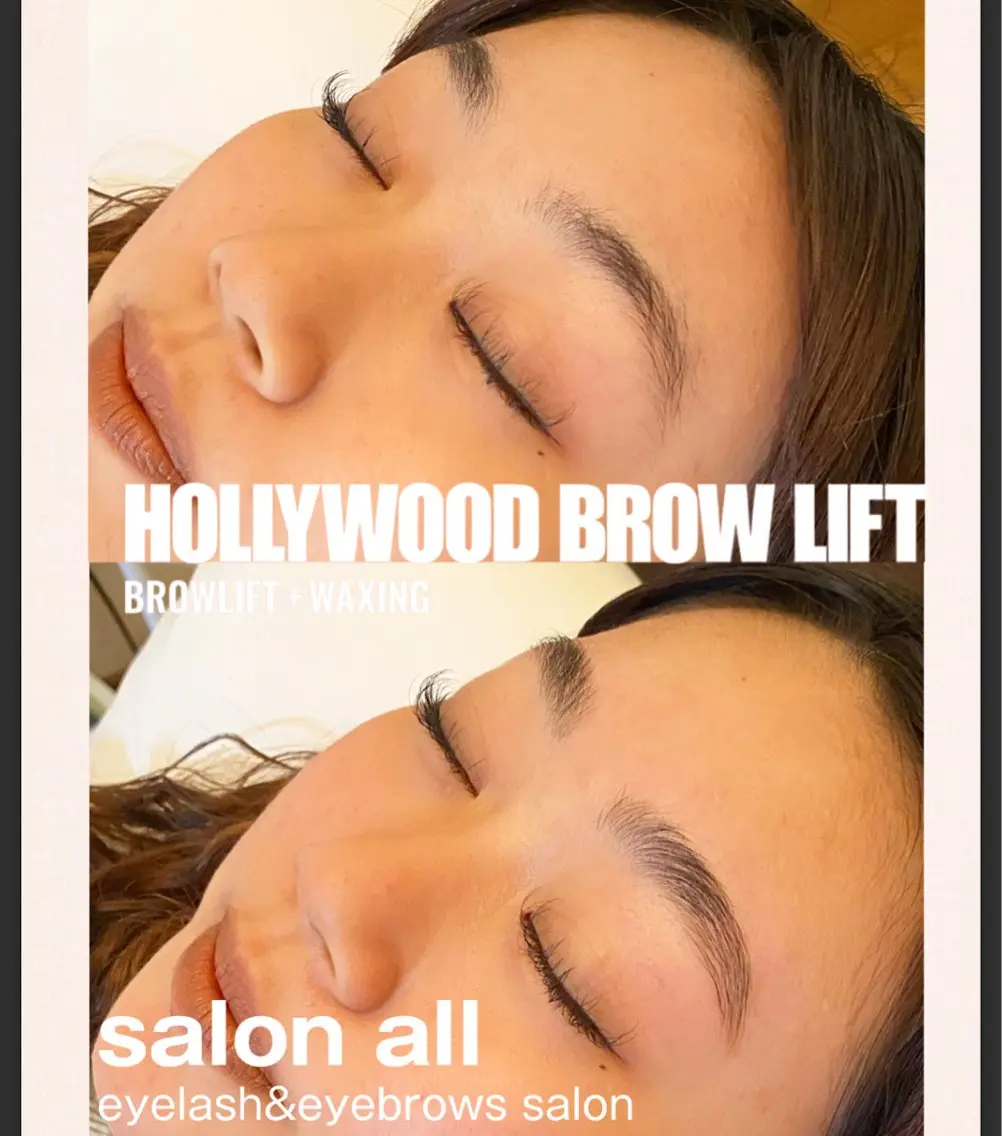 お試し価格‼️【HBL】ハリウッドブロウリフト⭐️WAX＆メーク付きの写真