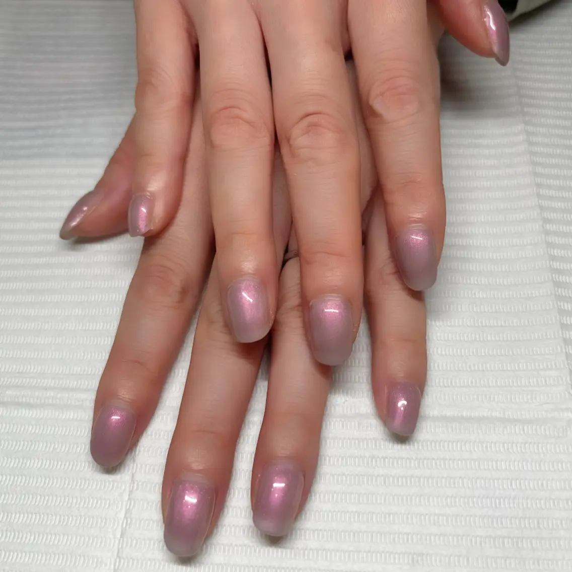 8/18ハンドネイル💅🏻🎀(ワンカラー、ラメカラー)の写真