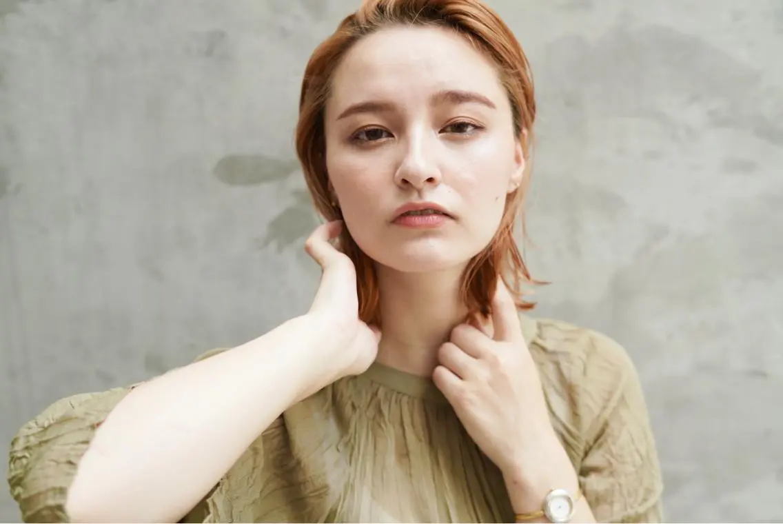 ミディアム カット ヘアカラー 西口 裕人のヘアスタイル