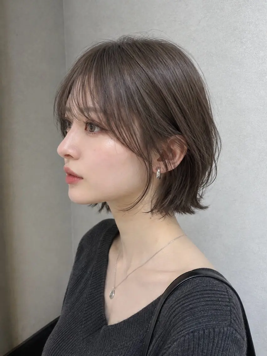 ショート ボブ レイヤーカット 山下強　歴24年/ ショート／ボブのヘアスタイル