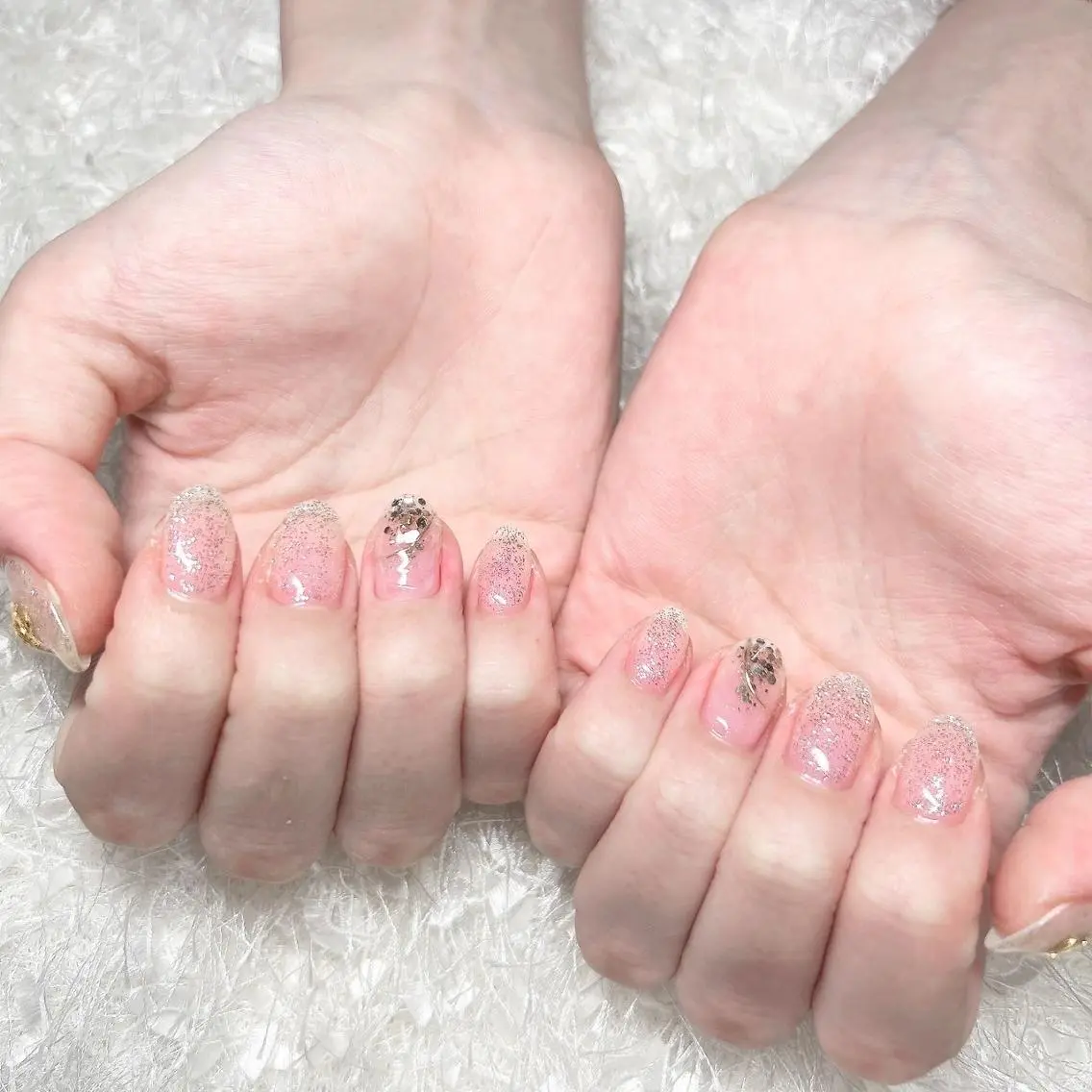 ネイル 長さ出し フットネイル フレンチネイル ジェルネイル グラデーション ハンドネイル Nail&eye Belire 新宿のネイルデザイン
