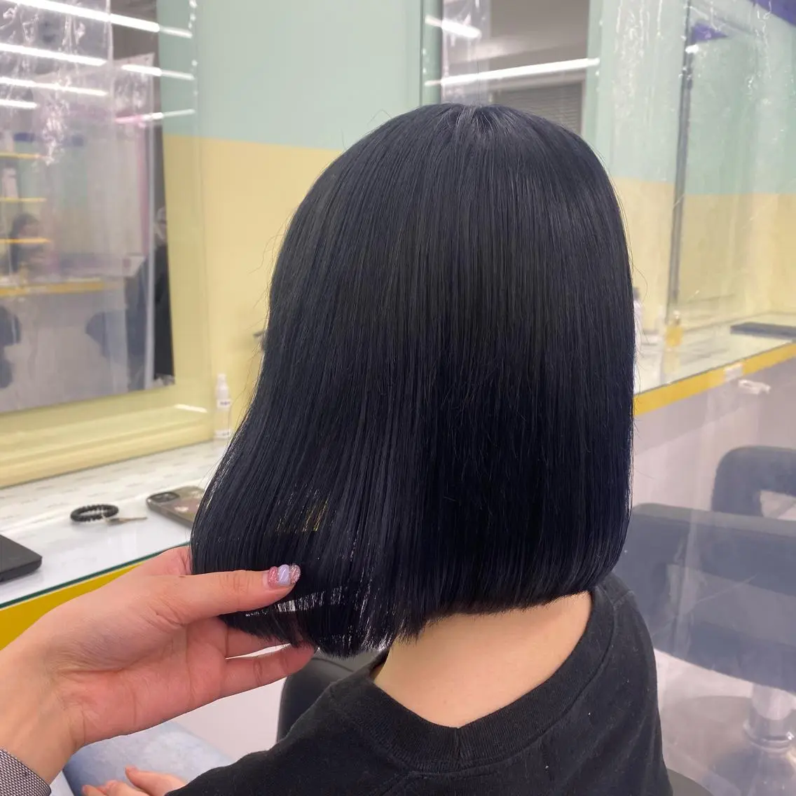 セミロング カラー ヘアアレンジ ヘアカラー mai🍑暖色カラー /レイヤー💖のヘアスタイル