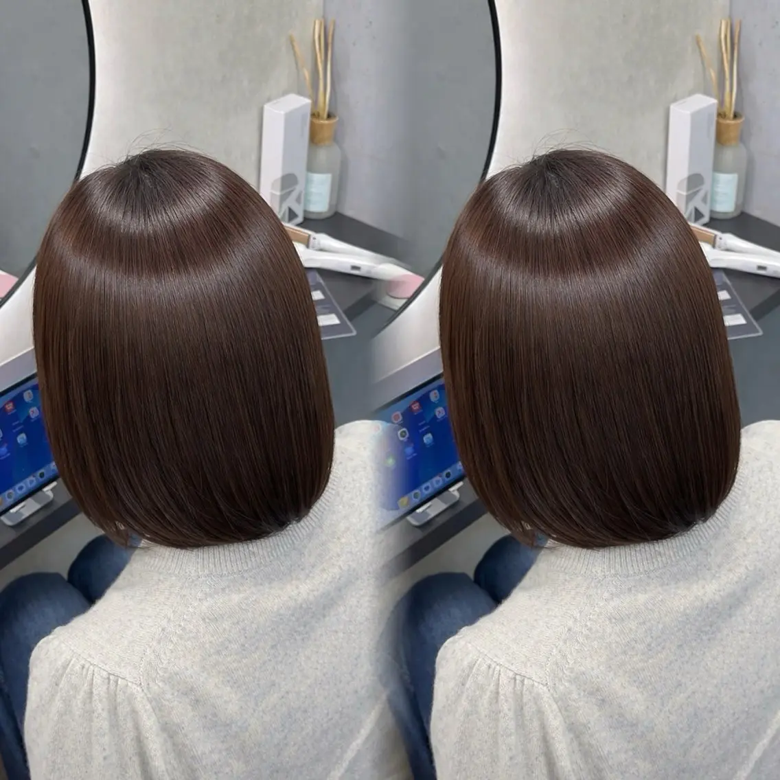 ショート カラー ヘアアレンジ カット ヘアカラー トリートメント 新宿 /髪質改善/ レイヤー/ヒュウガのヘアスタイル