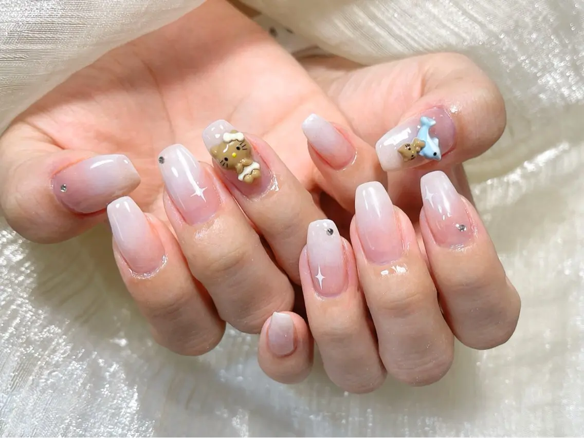 ネイル ハンドネイル 🎀ネイルサロン エクラYUI🎀のネイルデザイン