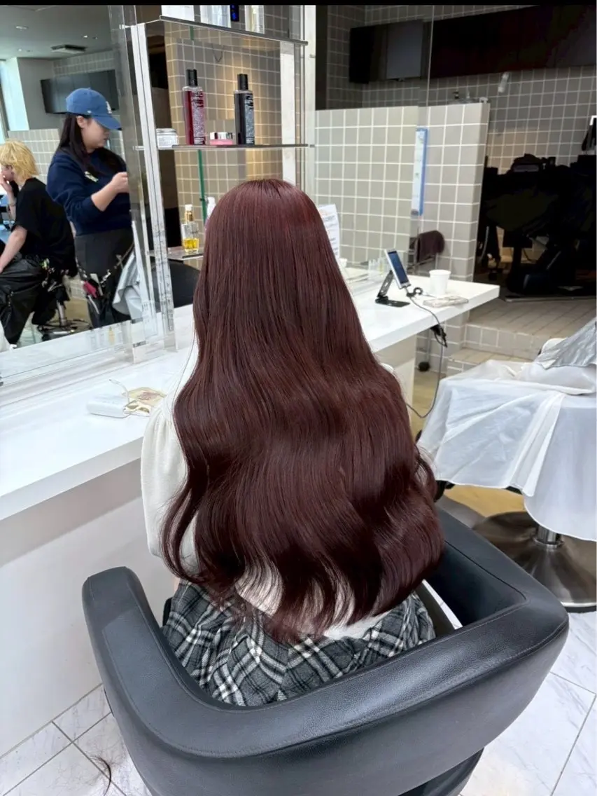 ロング カラー ヘアカラー トリートメント 🫧暖色カラー🫧/ Masaruのヘアスタイル