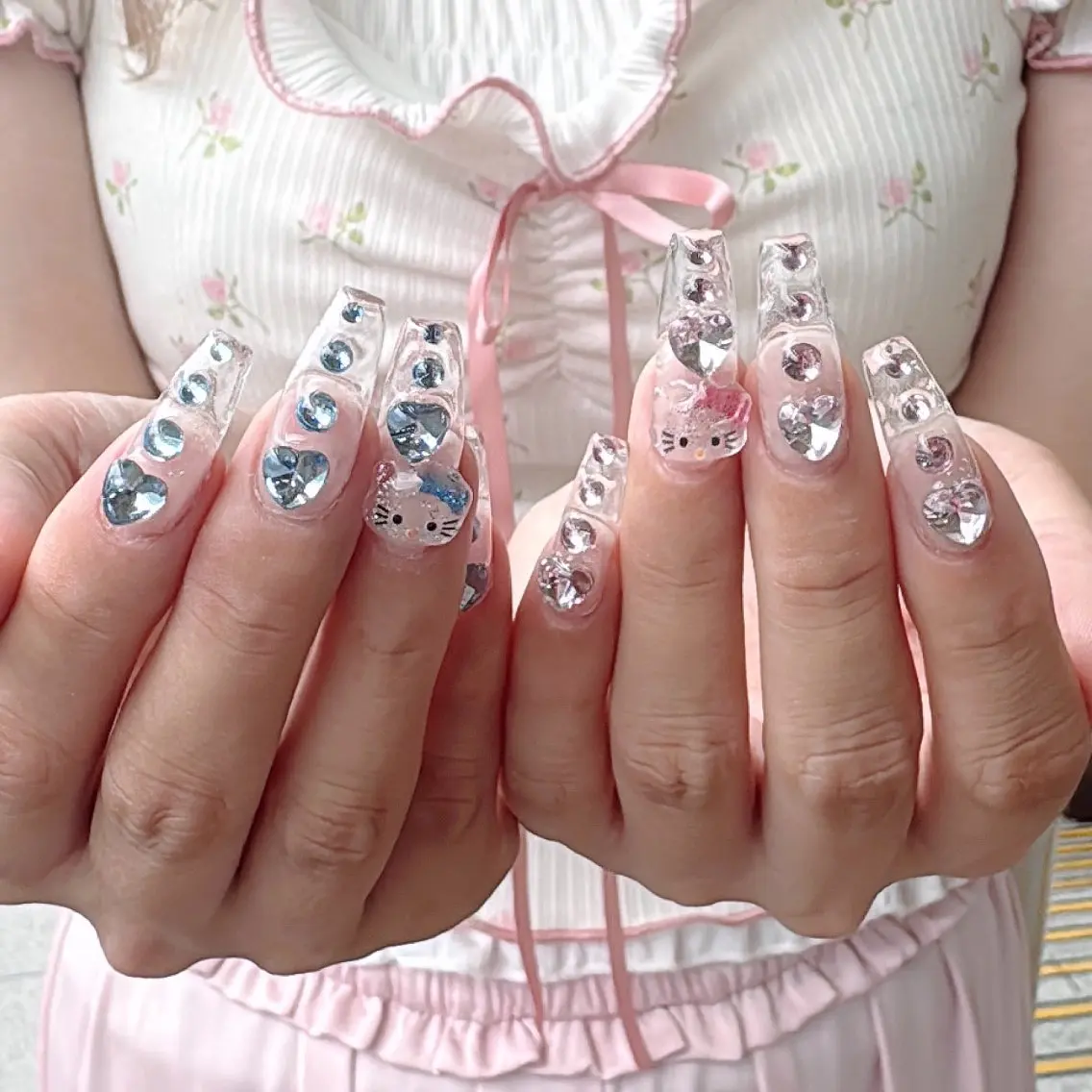 ネイル 長さ出し ネイルチップ ハンドネイル RIEKO🍒 ワンホン♡推しネイルのネイルデザイン