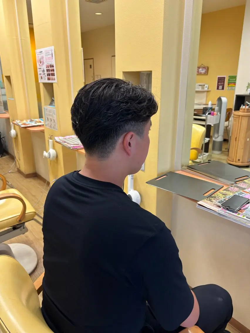 パーマ ニュアンスパーマ カット パーマ 岡垣 幸汰のヘアスタイル