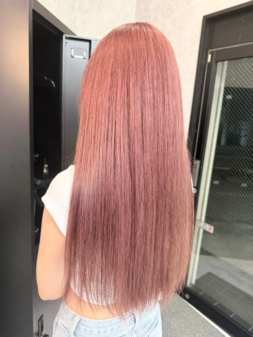 ロング カラー 🌺ハイトーン🌺 矢葺 なぎさ🌺🌺のヘアスタイル