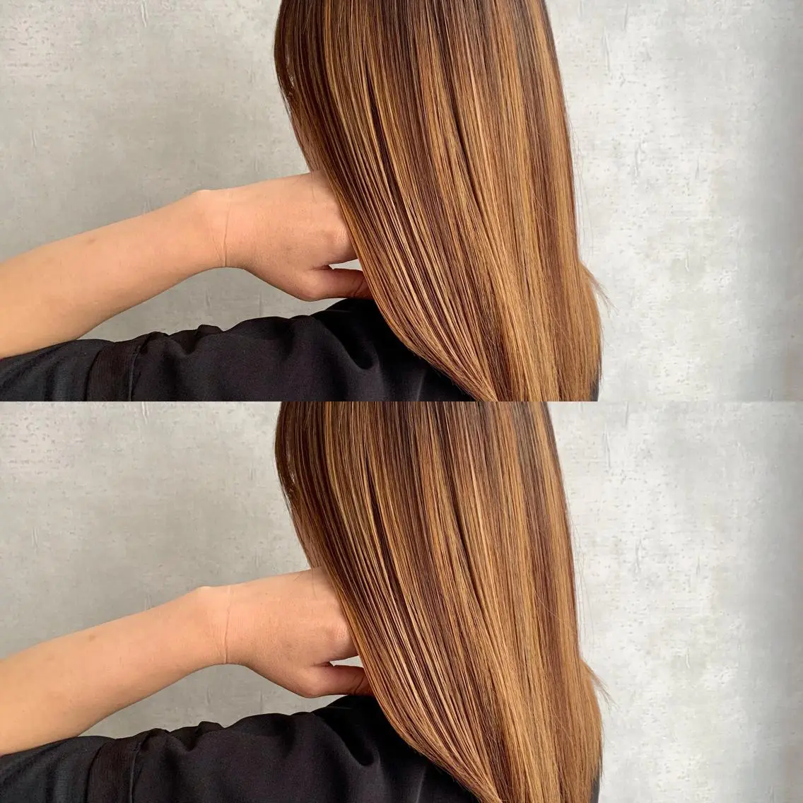 ミディアム カラー カット ヘアカラー トリートメント ♡美髪•艶髪♡砂川 なつきのヘアスタイル