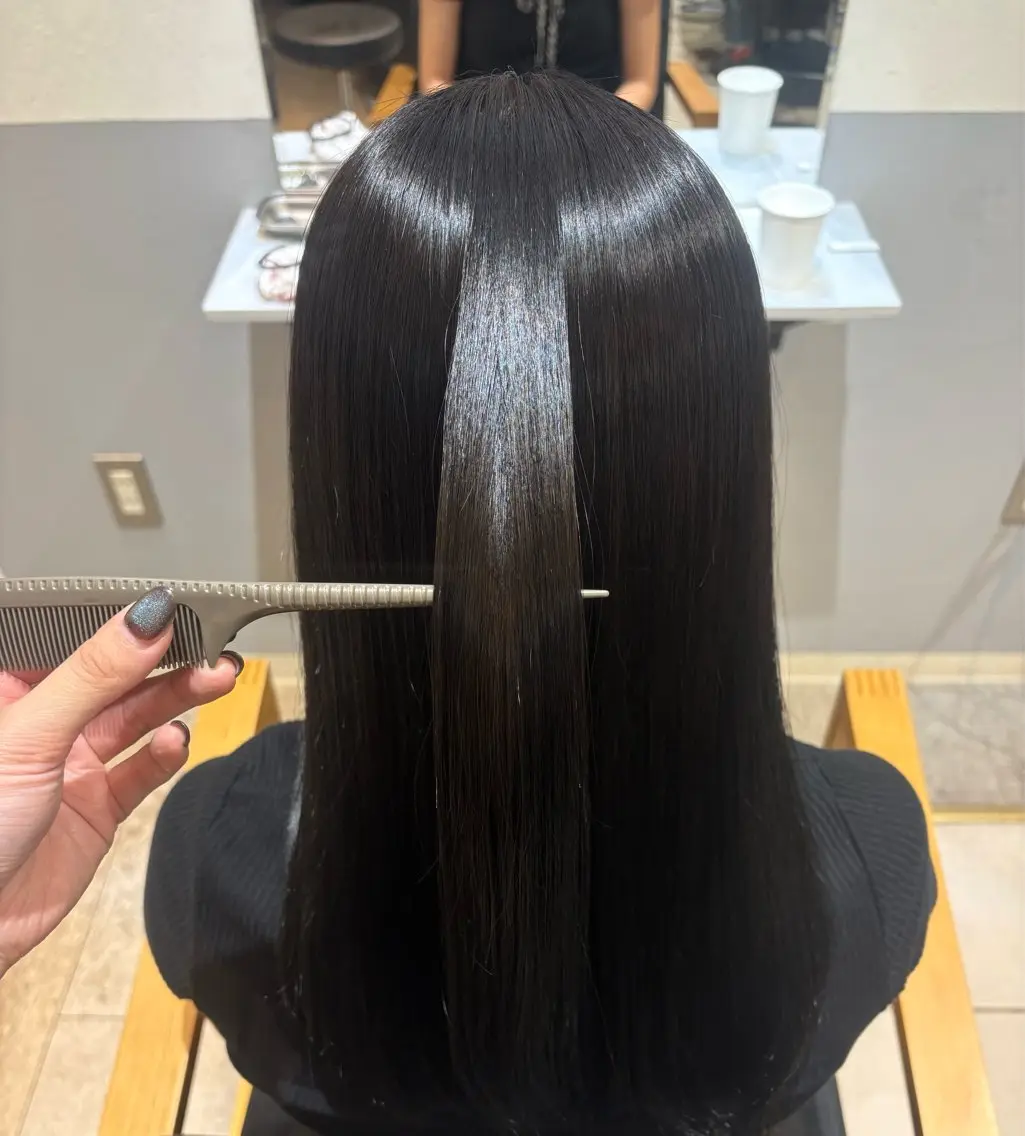 ロング ヘアカラー GiseL六本松/ sawaのヘアスタイル
