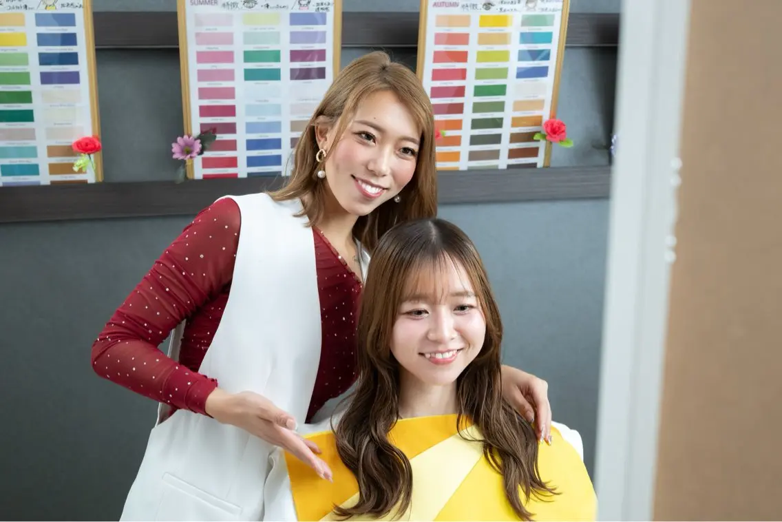 【🌱はじめての方に】垢抜けピンポイント診断パーソナルカラー+私物アドバイス(1点)の写真