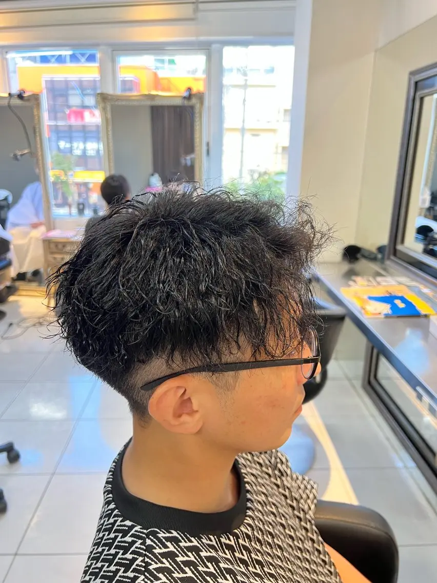 パーマ メンズ カット パーマ パーマ特化美容師 茂木広幸のヘアスタイル