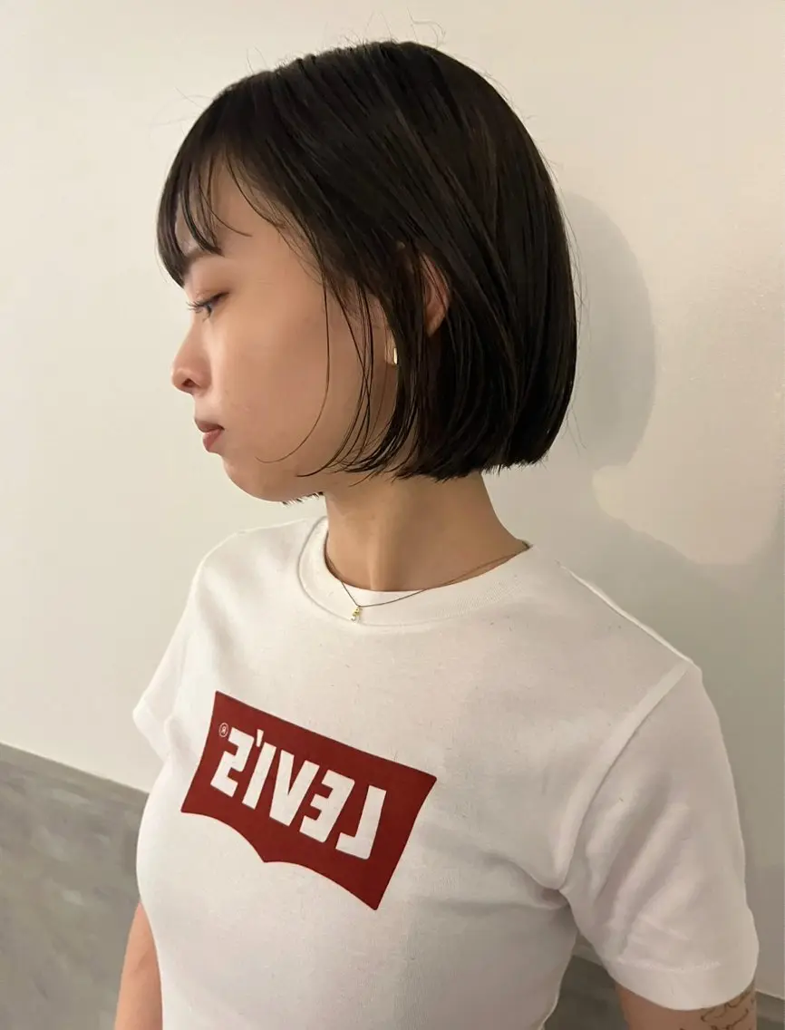 ショート カラー ボブ カット 三谷はるな /名古屋/本山のヘアスタイル