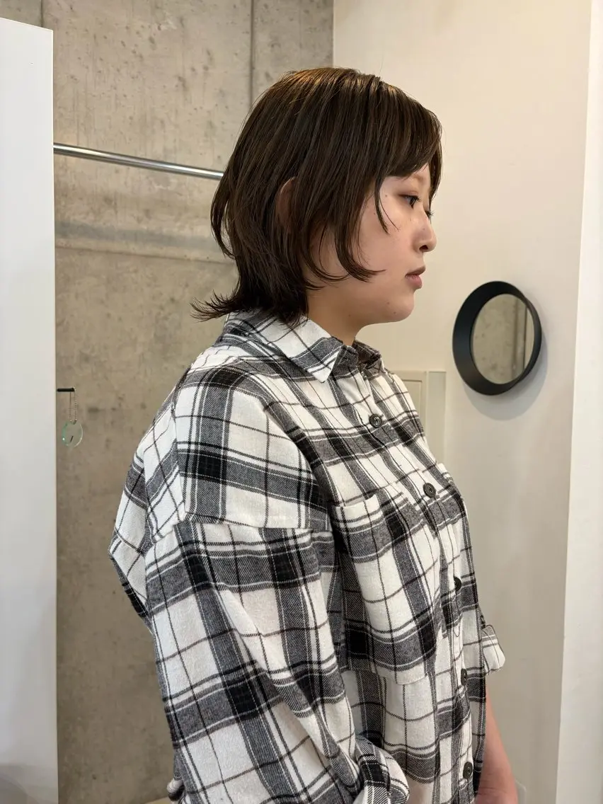 ミディアム カラー カット ヘアカラー eri kinjoのヘアスタイル