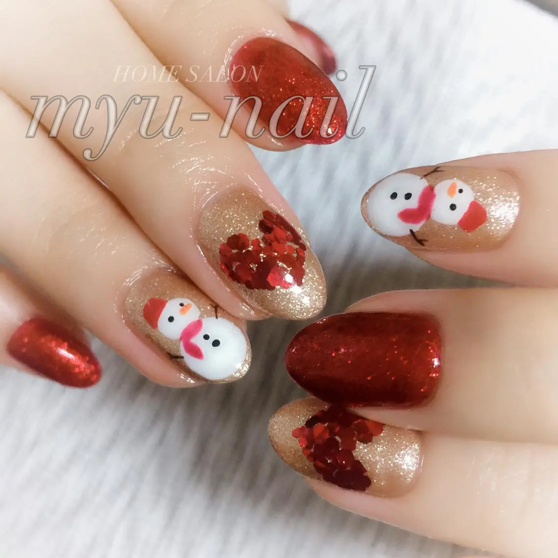ネイル ハンドネイル ホームサロン myu-nailのネイルデザイン