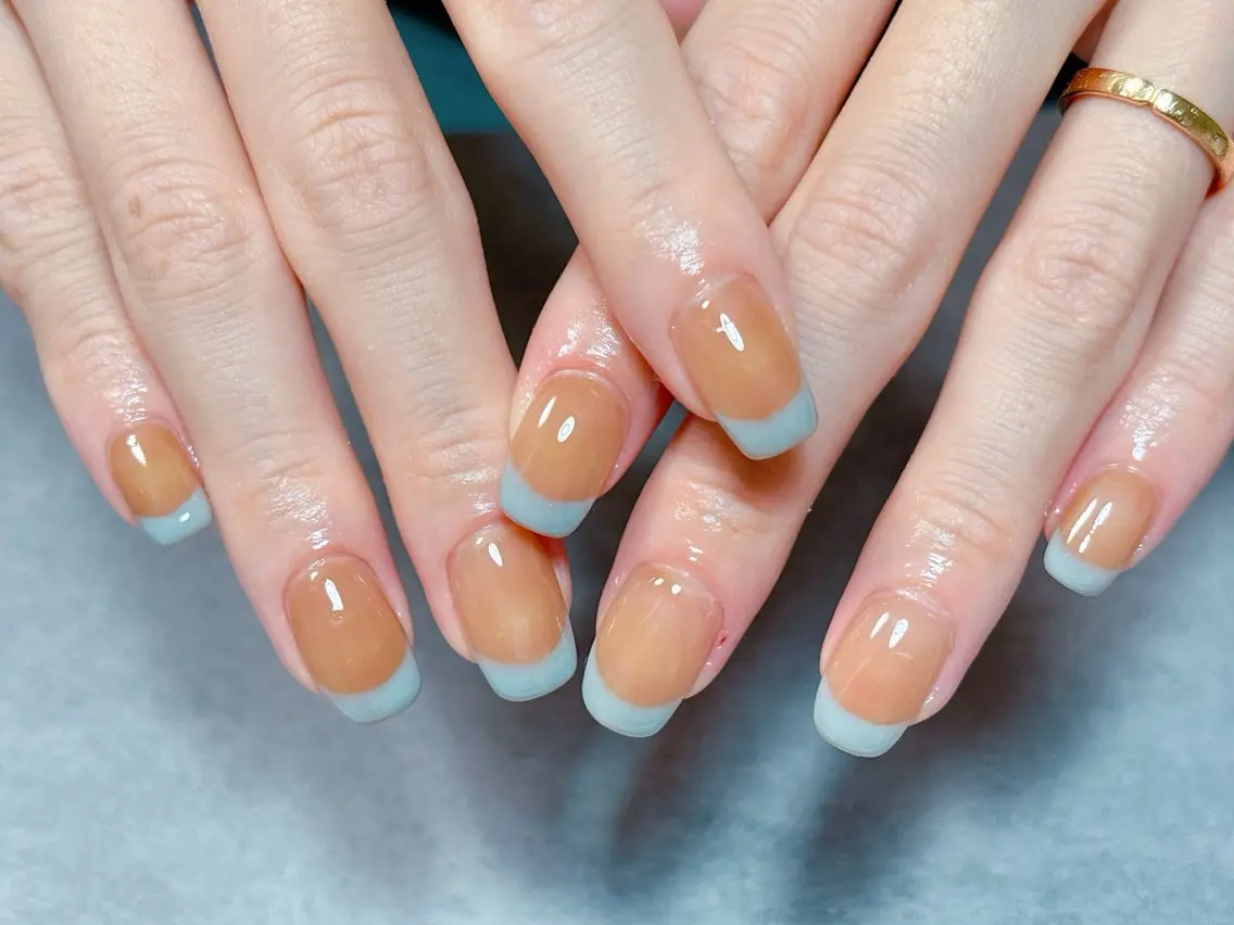 ネイル アートネイル フレンチネイル マグネットネイル 持ち込み ハンドネイル ハンドケア 💫ゆか_ Nailartistのネイルデザイン
