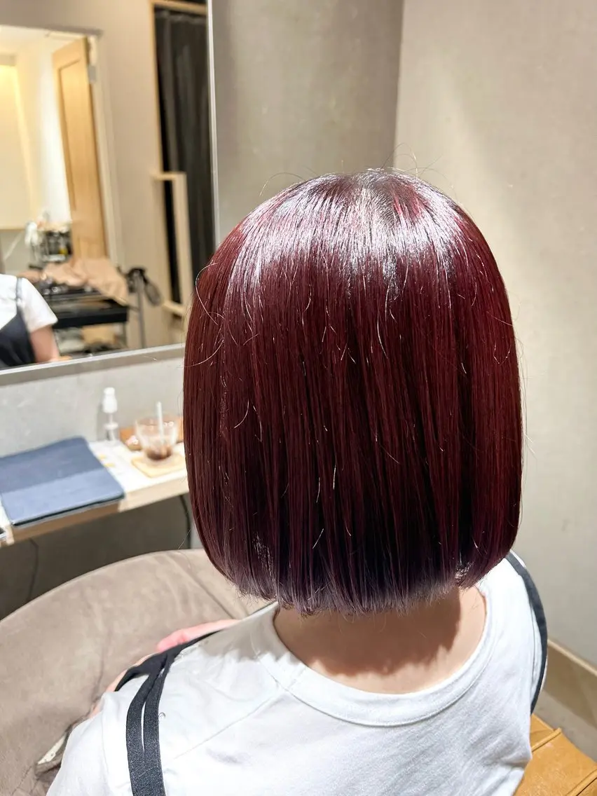 ショート 艶髪/韓国風🤍🖤 小林実央のヘアスタイル