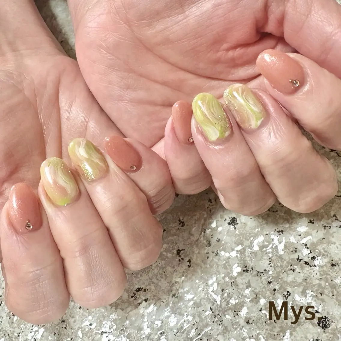 ネイル ハンドネイル Mys. 三上紗紀のネイルデザイン