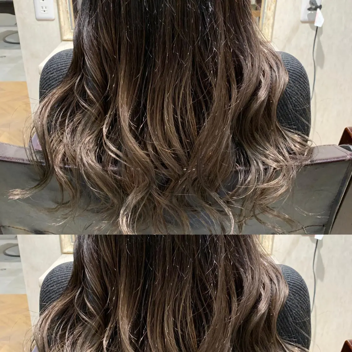 ロング カラー ベージュカラー ヘアカラー トリートメント LUXBE LUCEのヘアスタイル