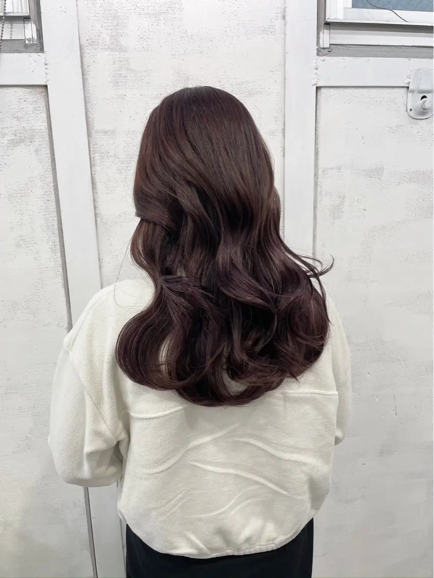 ロング カラー カット ヘアカラー トリートメント レイヤー/髪質改善 /山永圭介のヘアスタイル
