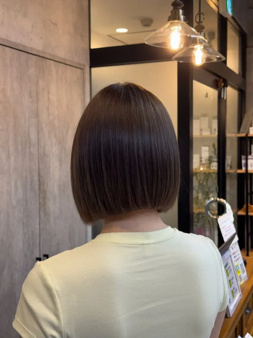 ショート ボブ 田畑 真夢のヘアスタイル