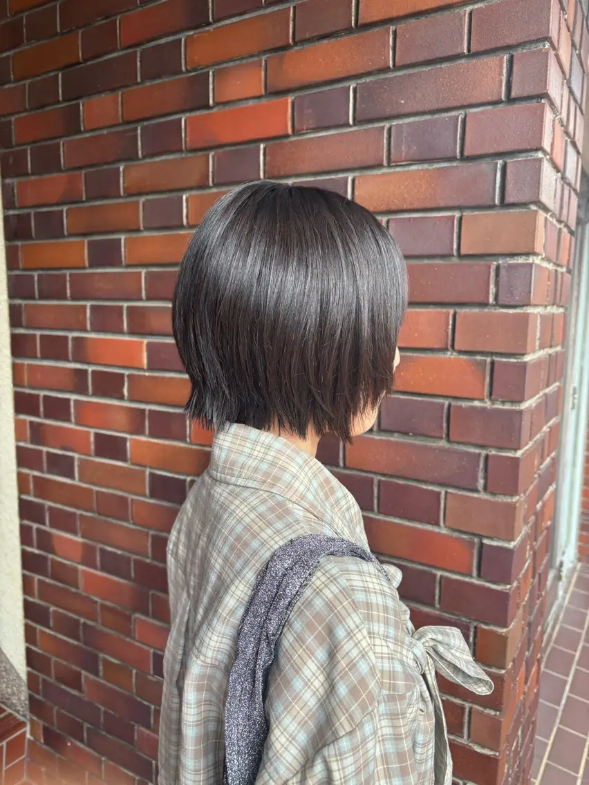ショート ショートボブ ボブレイヤー ボブ レイヤーカット ショートヘア カネコ ノノカ/髪質改善のヘアスタイル
