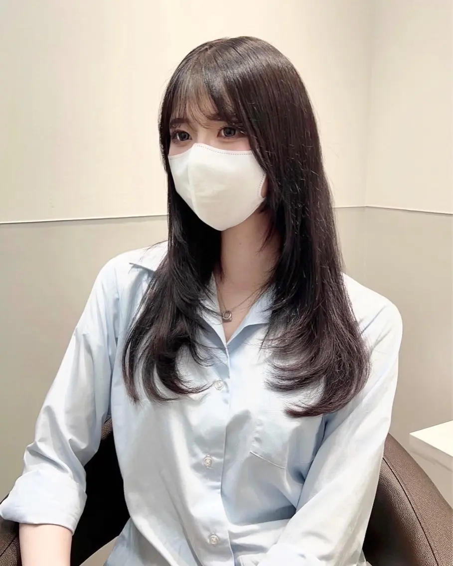 ロング カラー レイヤーカット JIL BLAN千葉 代表 Toshikiのヘアスタイル