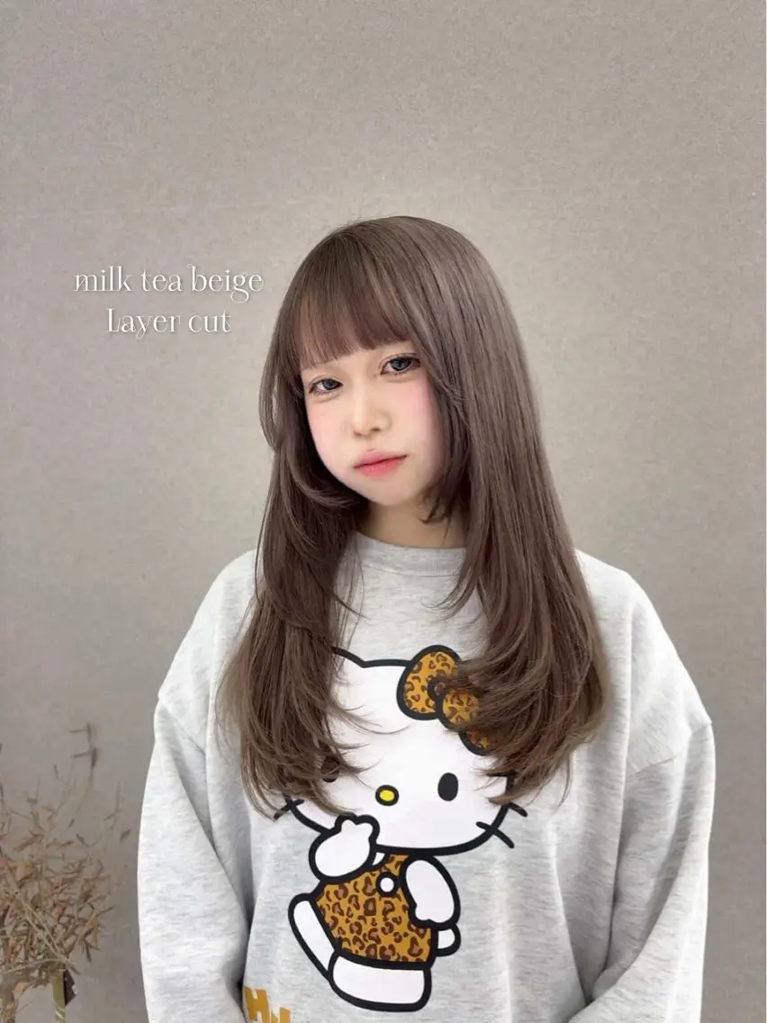 【🌟人気No.2🌟】カット✂️+ブリーチ⚡️+カラー🎨(ブロー込み)の写真