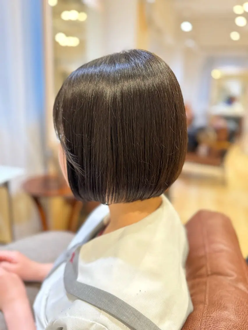 ショート カラー ボブ えんどう みほのヘアスタイル