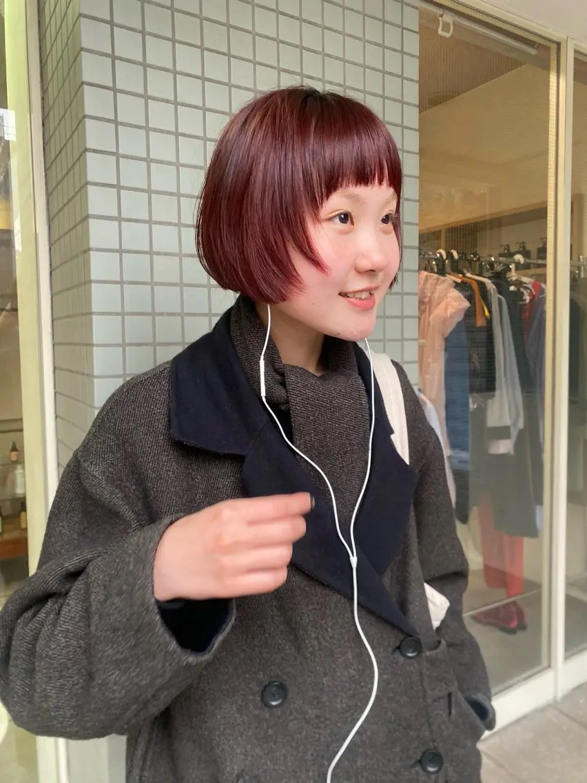 ショート miumiu/恵比寿 カットモデル募集のヘアスタイル