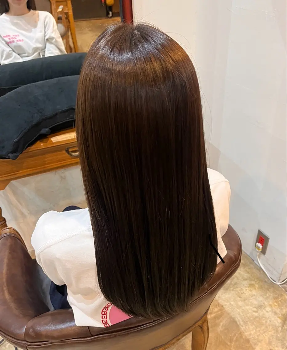 カラー ヘアカラー 松原 樹里のヘアスタイル