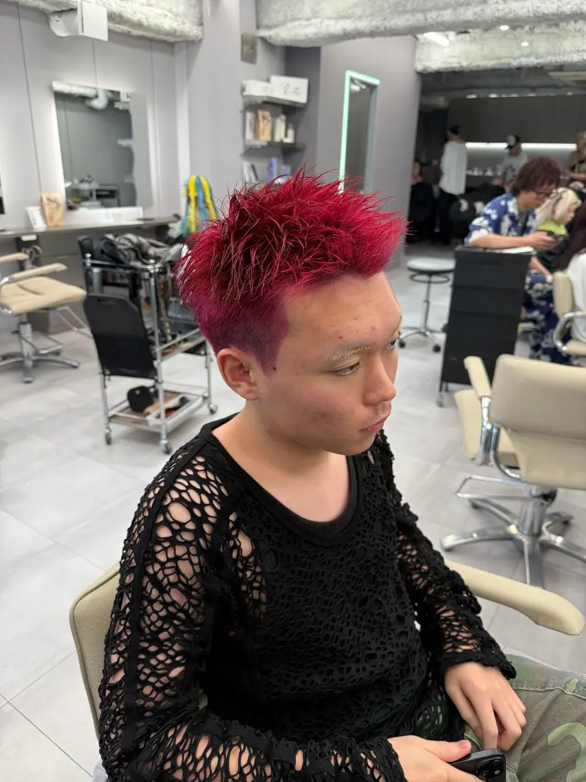 メンズ ヘアカラー 酒井 剛喜のヘアスタイル