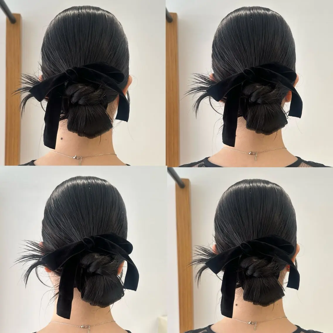セミロング ヘアアレンジ ヘアセット ハイトーン/透け感 カラー🎀真香のヘアスタイル