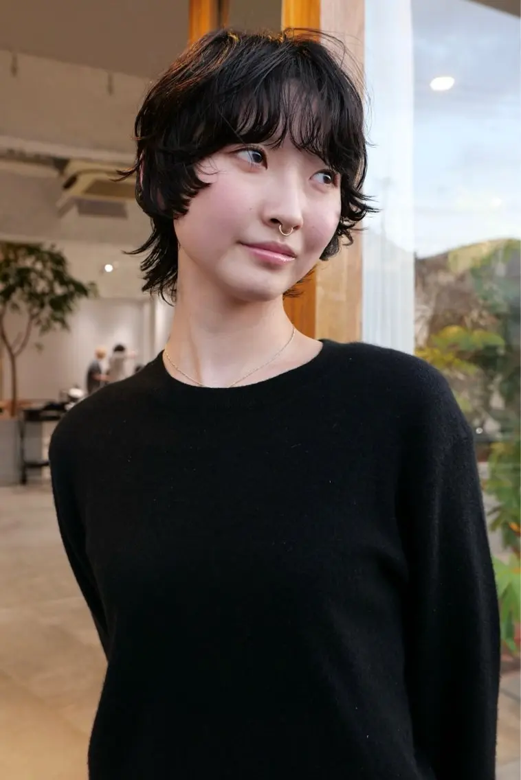 パーマ 中村 玲音のヘアスタイル