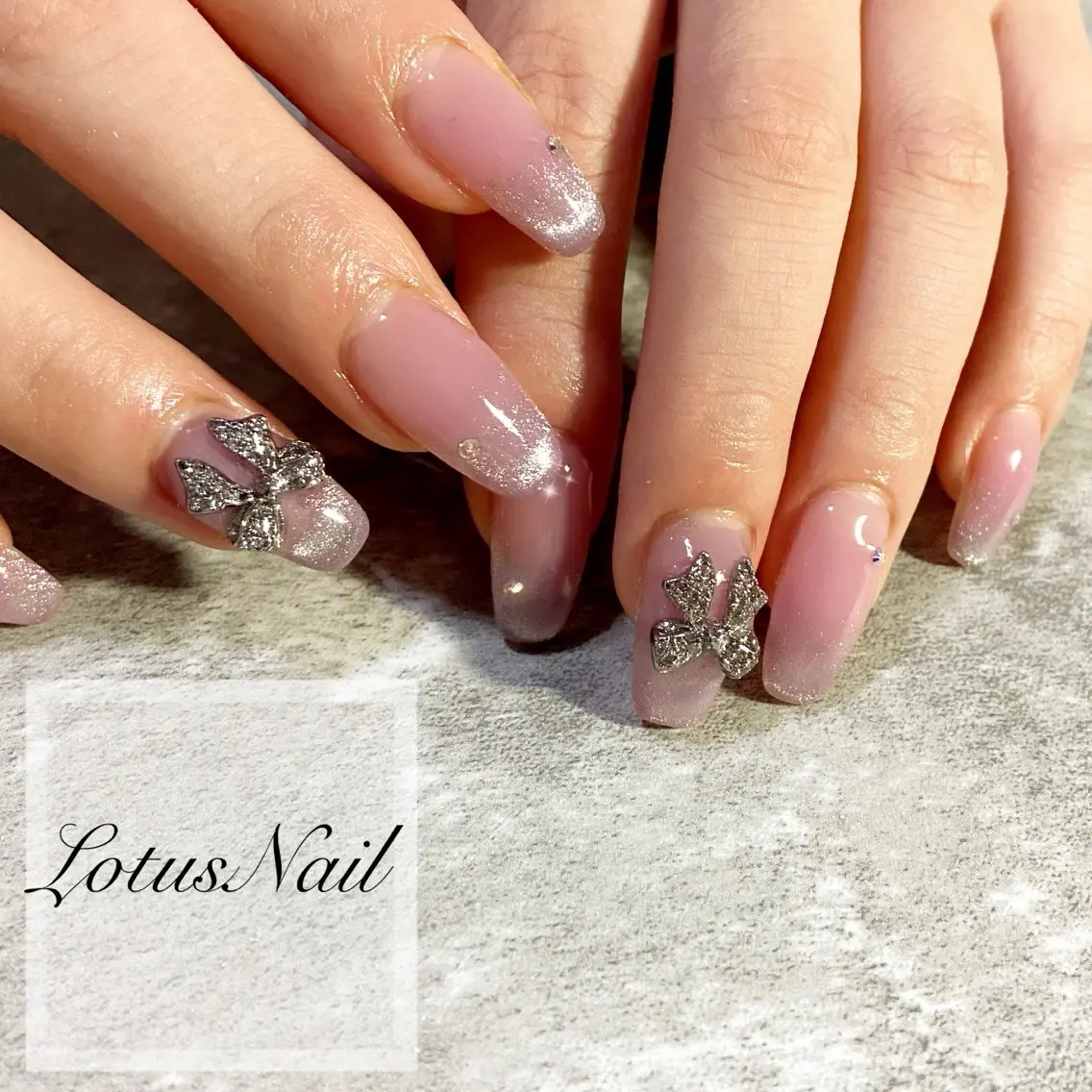 ネイル 冬ネイル Lotus Nailのネイルデザイン