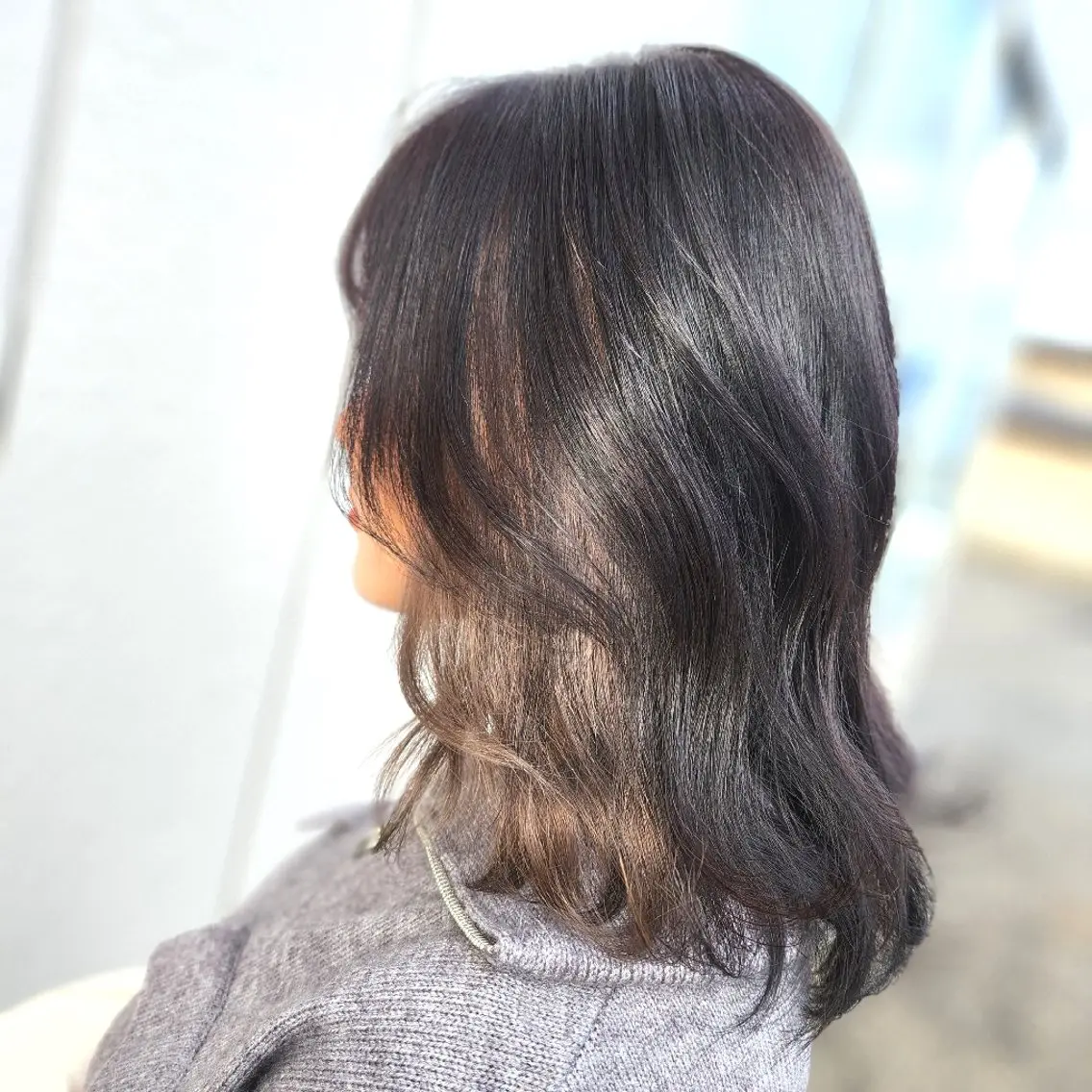 ミディアム カラー インナーカラー シールエクステ🎀 ホシノ🕒ユウカのヘアスタイル