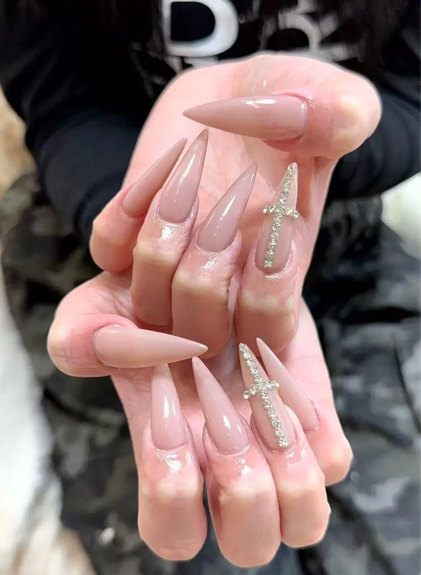 ネイル オーロラネイル チークネイル 長さ出し フレンチネイル ジェルネイル ハンドネイル NEW NAIL 池袋のネイルデザイン
