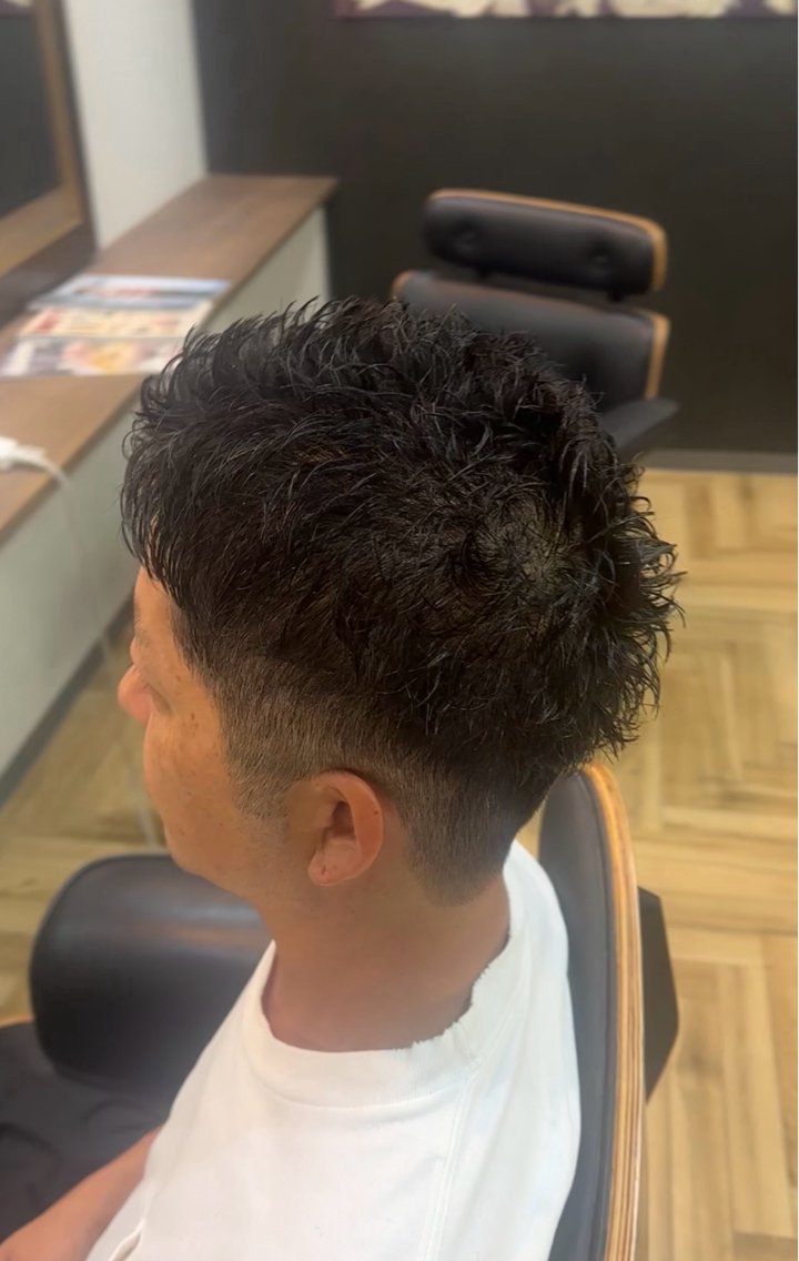 メンズ メンズベリーショート 見城 也仁のヘアスタイル