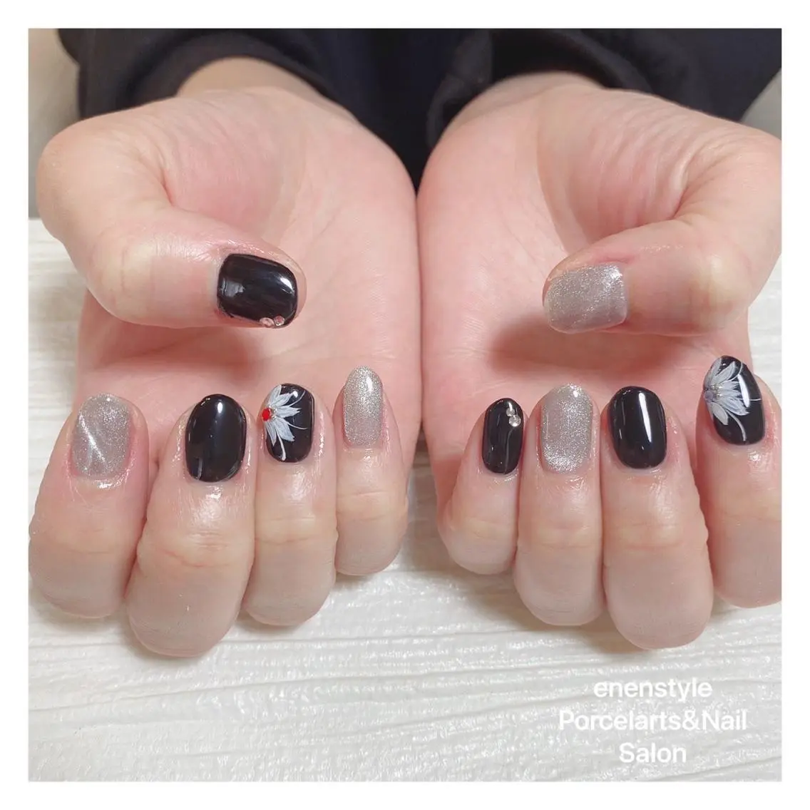 ショート ネイル ハンドネイル 🐾enen style 🐾のネイルデザイン