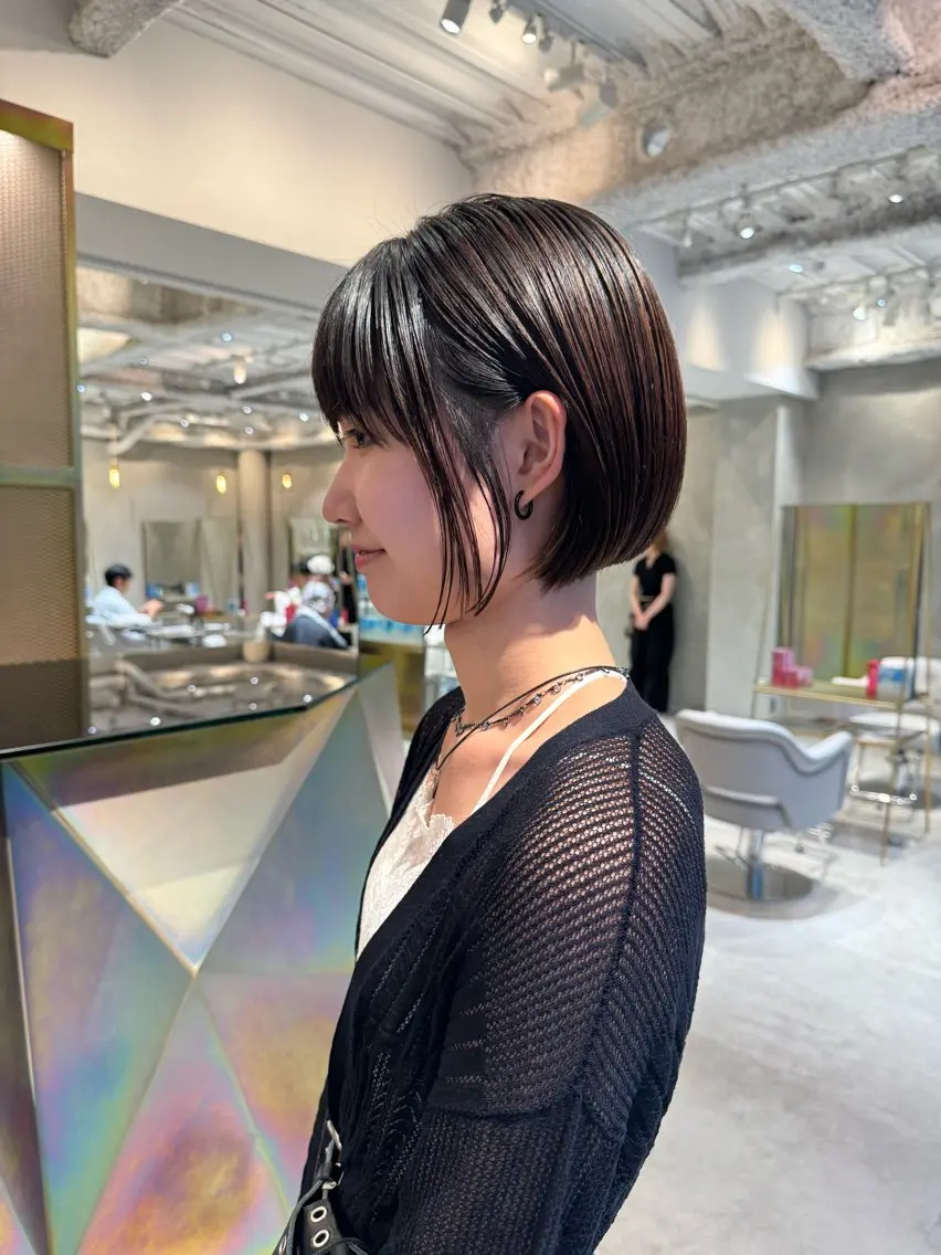ショート カット 似合わせボブ/ 大人ボブ🩵しおのヘアスタイル