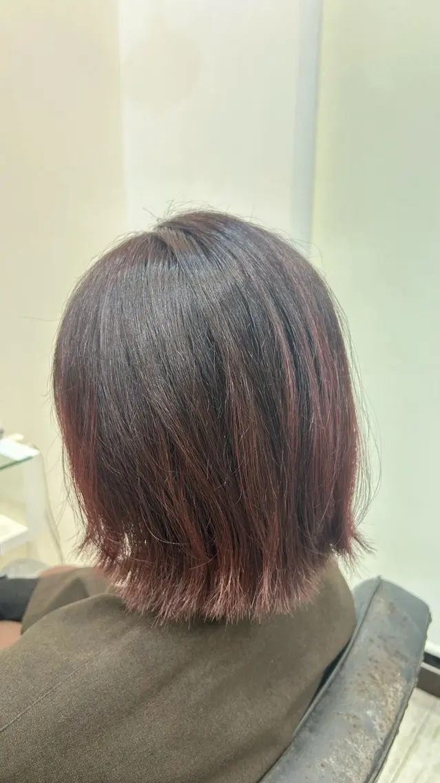ミディアム カット ヘアカラー トリートメント 💎イシヅカ ココロ💎のヘアスタイル